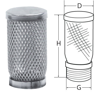 Succhieruole in acciaio INOX AISI 316